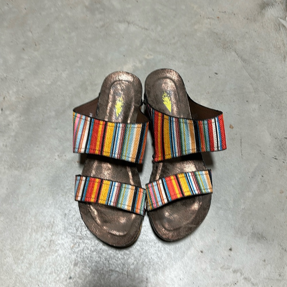 VOLATILE / VITTORIA DOUBLE BAND WEDGE / size 7